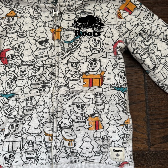 Roots Kids Gray and Patterned Hoodies - Picture 7 of 9